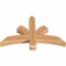 Ekena Millwork Davenport Timber Gable Bracket, Western Red Cedar, 36"W x 23"H x 3 1/2"D x 3 1/2"F, 15/12 Pitch GBW036X23X0404DAV00SWR - alternate 3